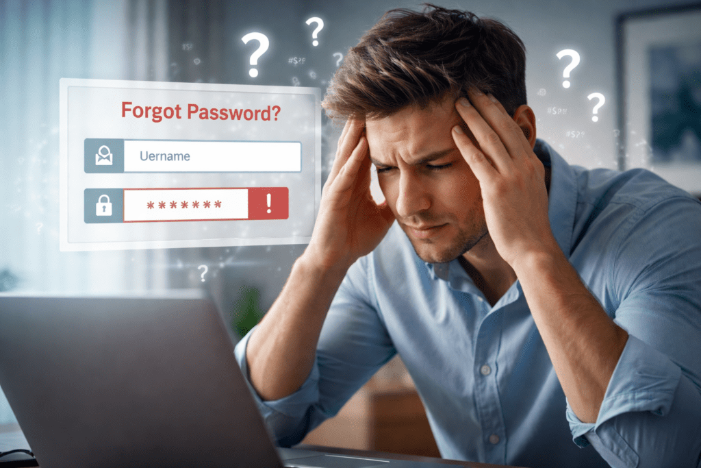 Forgot password again